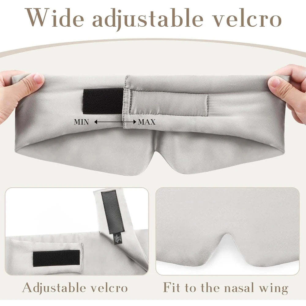 100% Mulberry Silk Sleeping Mask Eyepatch
