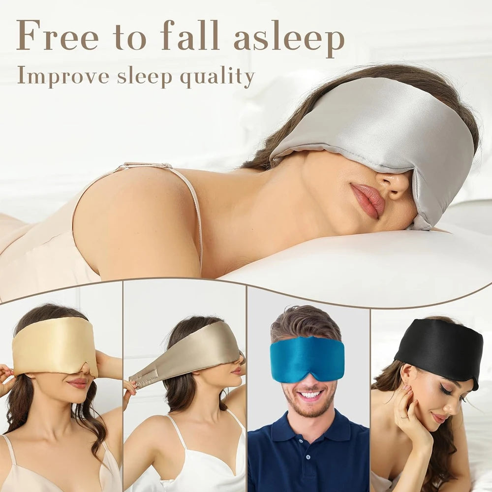100% Mulberry Silk Sleeping Mask Eyepatch